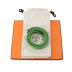 Hermes Shoulder Bag Evelyne TPM 111 Amazon Vert Yucca Silver Taurillon Clemence — view 8