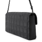 Chanel Chain Shoulder Bag New Travel Line CC Logo Nylon Black — view 2