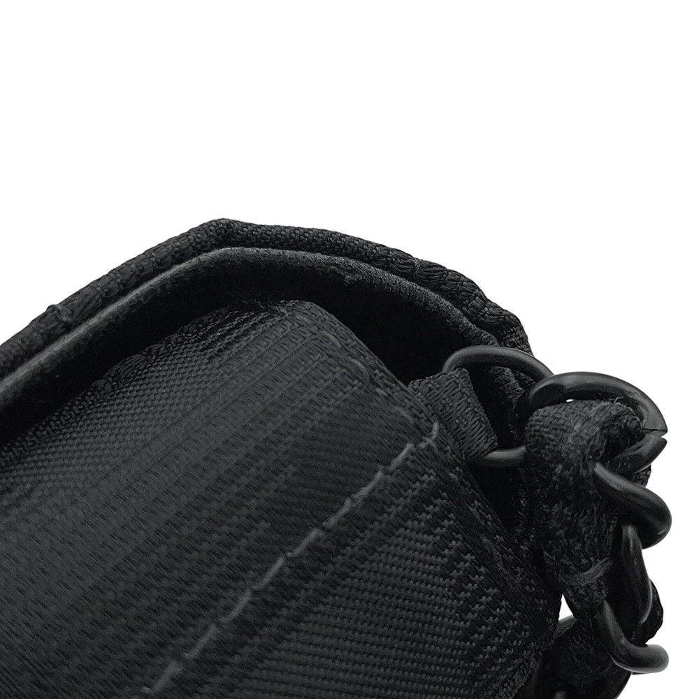 Chanel Chain Shoulder Bag New Travel Line CC Logo Nylon Black — view 7