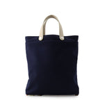 Hermes Tote Bag Petit H Navy Beton Silver Toile H Taurillon Clemence