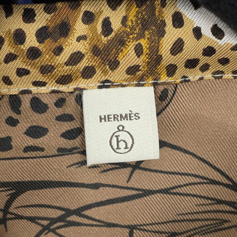 Hermes Tote Bag Petit H Navy Beton Silver Toile H Taurillon Clemence — view 7