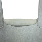 Hermes Handbag Picotin Lock PM Blue Pale Silver Taurillon Clemence — view 8