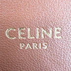 Celine Shoulder Bag Triomphe Chain Brown Gold — view 5