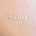 Celine Shoulder Bag Teen Triomphe Crossbody Leather Brown Gold — view 5