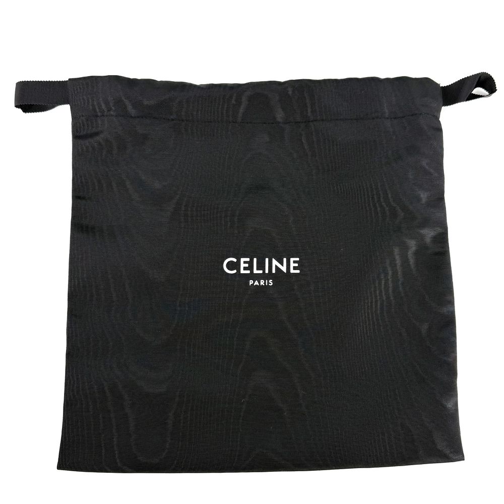 Celine Shoulder Bag Teen Triomphe Crossbody Leather Brown Gold — view 8