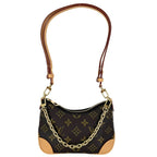 Louis Vuitton 2-Way Nano Boulogne Shoulder Bag Crossbody Monogram Canvas Brown