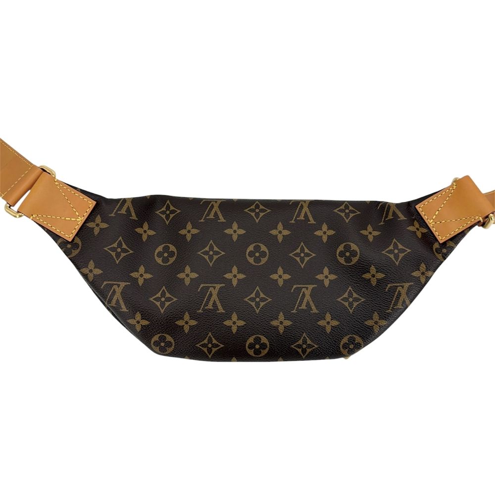 Louis Vuitton Belt Bag Rush Waist Pouch Crossbody Monogram Canvas Brown Gold — view 2