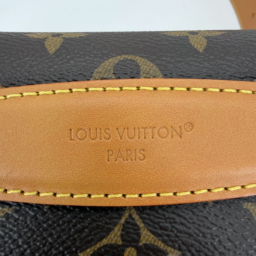 Louis Vuitton Belt Bag Rush Waist Pouch Crossbody Monogram Canvas Brown Gold — view 6