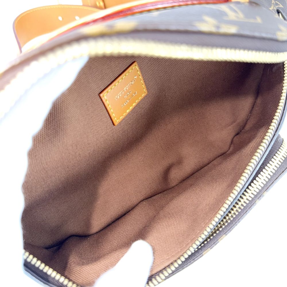 Louis Vuitton Belt Bag Rush Waist Pouch Crossbody Monogram Canvas Brown Gold — view 4