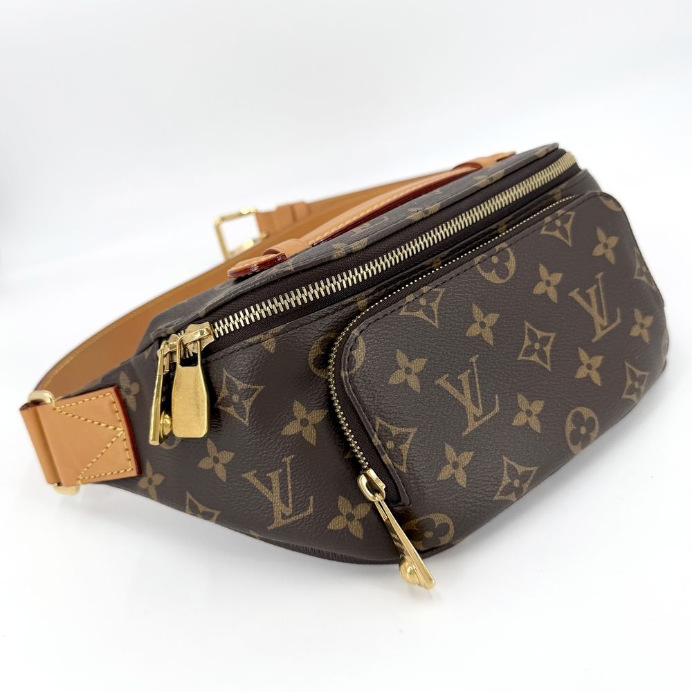Louis Vuitton Belt Bag Rush Waist Pouch Crossbody Monogram Canvas Brown Gold — view 3