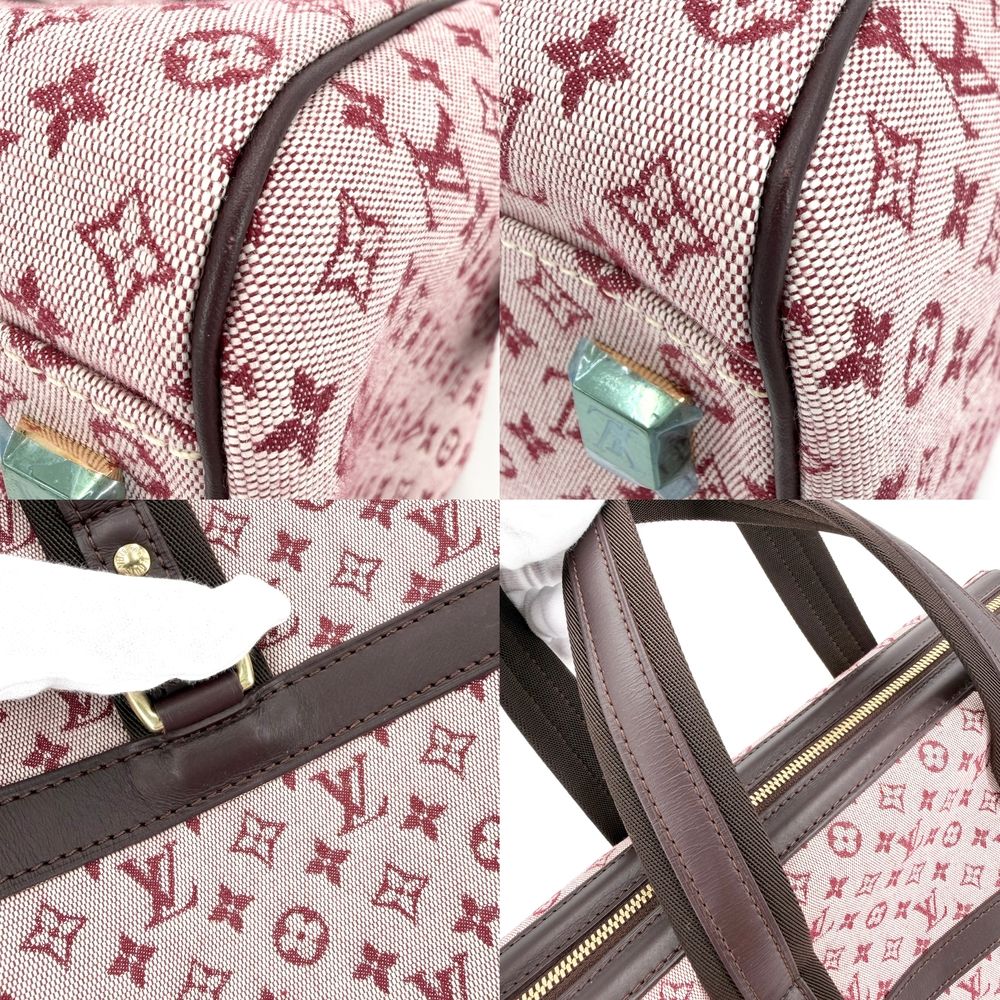 Louis Vuitton Tote Josephine GM Handbag Shoulder Monogram Mini Canvas Pink Gold — view 6