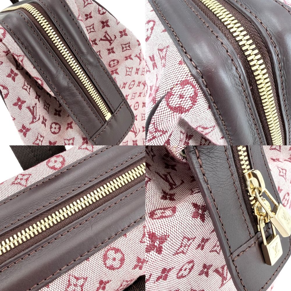 Louis Vuitton Tote Josephine GM Handbag Shoulder Monogram Mini Canvas Pink Gold — view 7