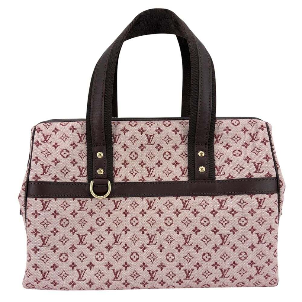 Louis Vuitton Tote Josephine GM Handbag Shoulder Monogram Mini Canvas Pink Gold — view 2