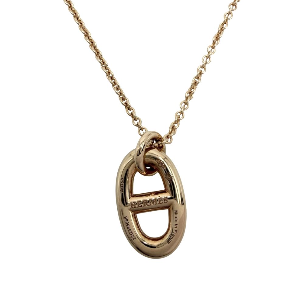 Hermes Necklace Chaine D'ancre Farandole PM Pendant Adjustable Waist PG 18k — view 2