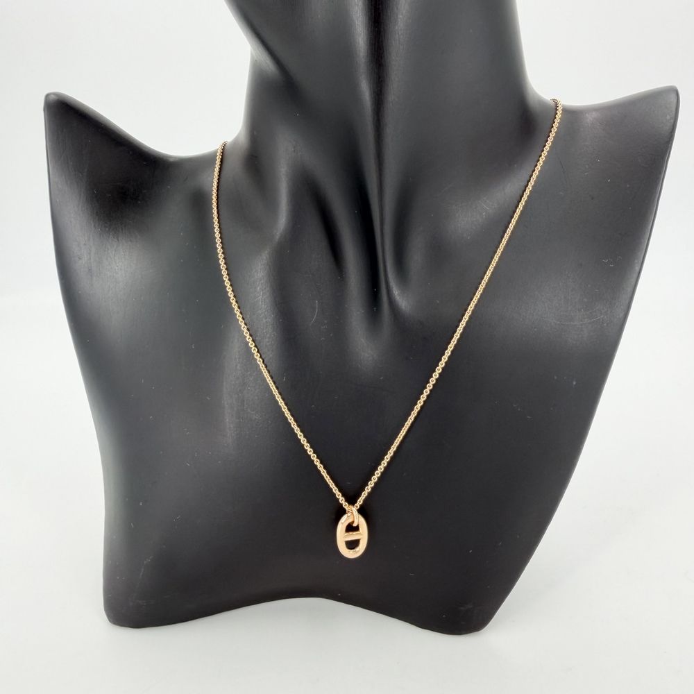 Hermes Necklace Chaine D'ancre Farandole PM Pendant Adjustable Waist PG 18k — view 3