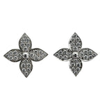 Louis Vuitton Earrings Star Blossom WG 18k White Gold Diamond