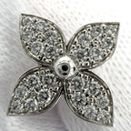 Louis Vuitton Earrings Star Blossom WG 18k White Gold Diamond — view 3