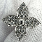 Louis Vuitton Earrings Star Blossom WG 18k White Gold Diamond — view 4