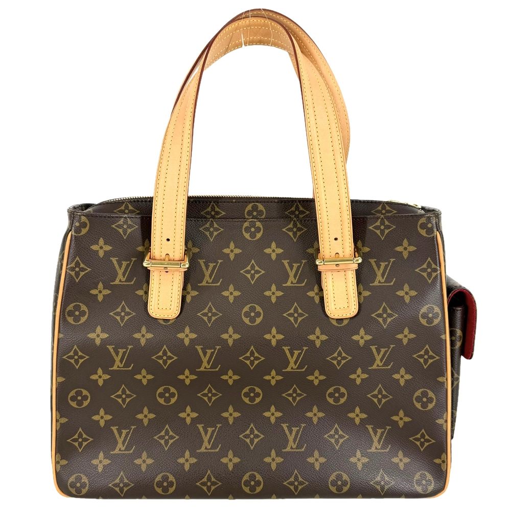 Louis Vuitton Multiplicite Handbag Shoulder Monogram Canvas Brown Gold — view 2