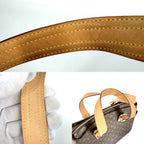 Louis Vuitton Multiplicite Handbag Shoulder Monogram Canvas Brown Gold — view 8