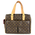 Louis Vuitton Multiplicite Handbag Shoulder Monogram Canvas Brown Gold