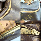 Louis Vuitton Multiplicite Handbag Shoulder Monogram Canvas Brown Gold — view 6