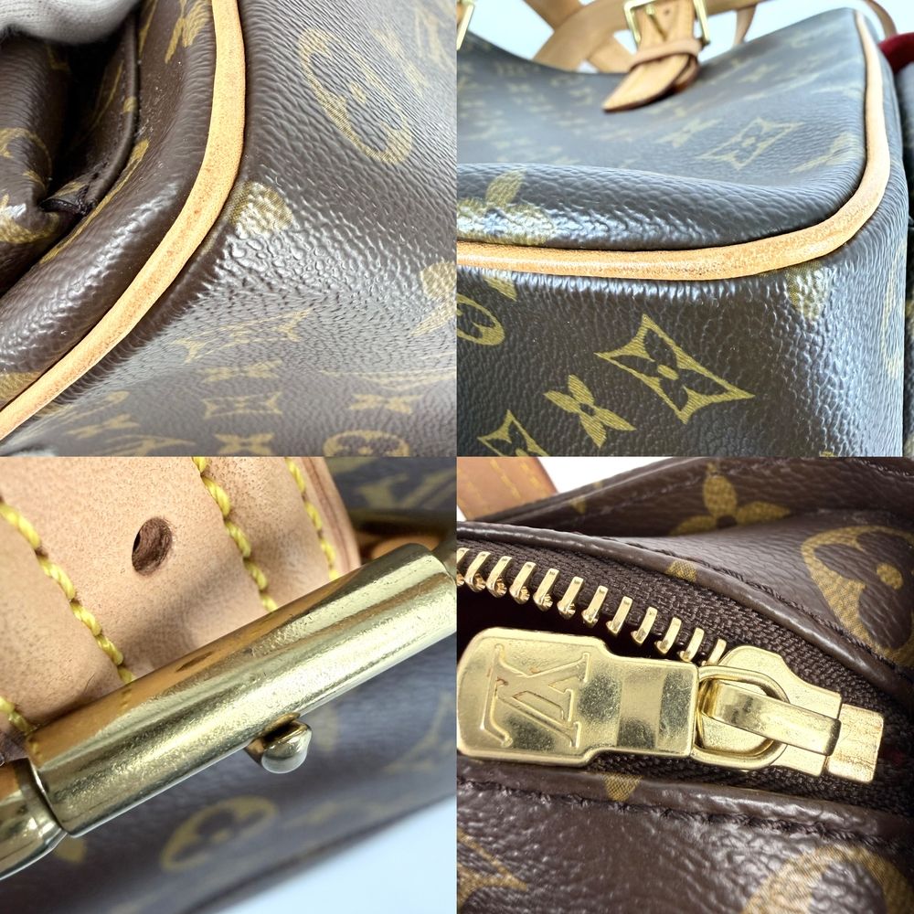 Louis Vuitton Multiplicite Handbag Shoulder Monogram Canvas Brown Gold — view 6