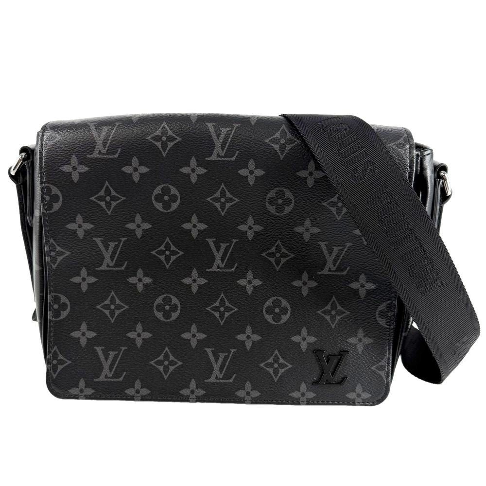 Louis Vuitton Shoulder Bag Monogram Eclipse District PM Messenger Bag