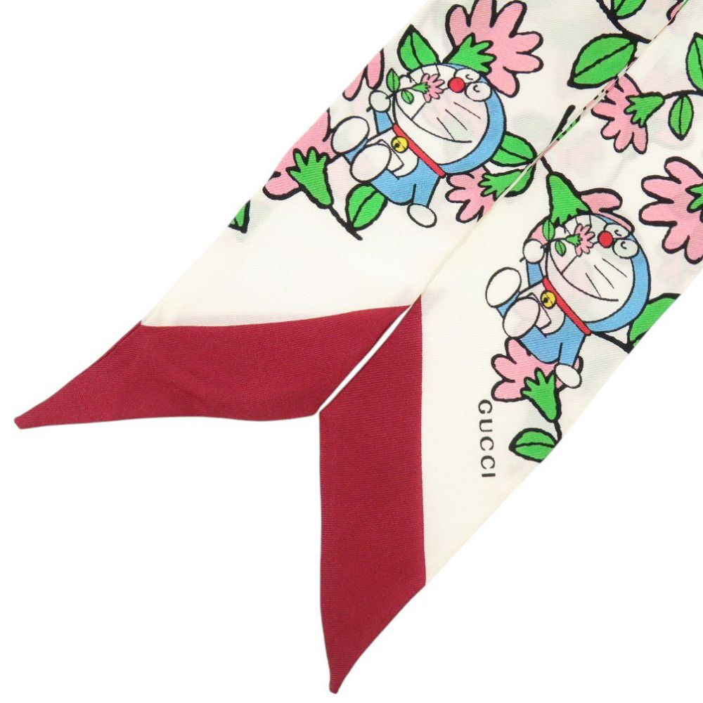 Gucci Doraemon Silk Multicolor Scarf — view 3
