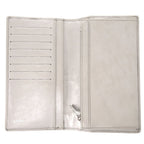Chanel CC Logo Cambon Line Leather Silver Wallet — view 5