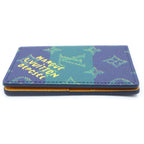 Louis Vuitton Monogram Heritage Card Case Slim Stripe Leather Business Navy — view 3