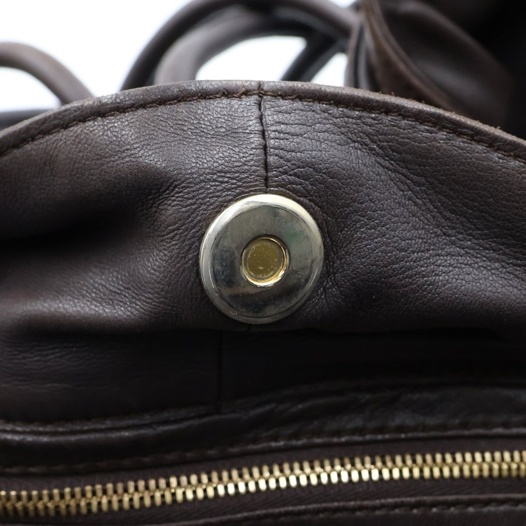 Loewe Nappa Aire Handbag Brown Leather — view 8