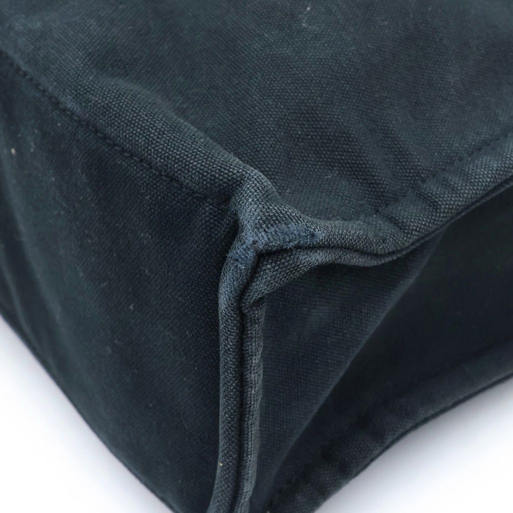 Hermes Fourre Tout MM Tote Bag Black Canvas — view 5