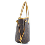 Louis Vuitton Neverfull PM Monogram Tote Bag Brown — view 3