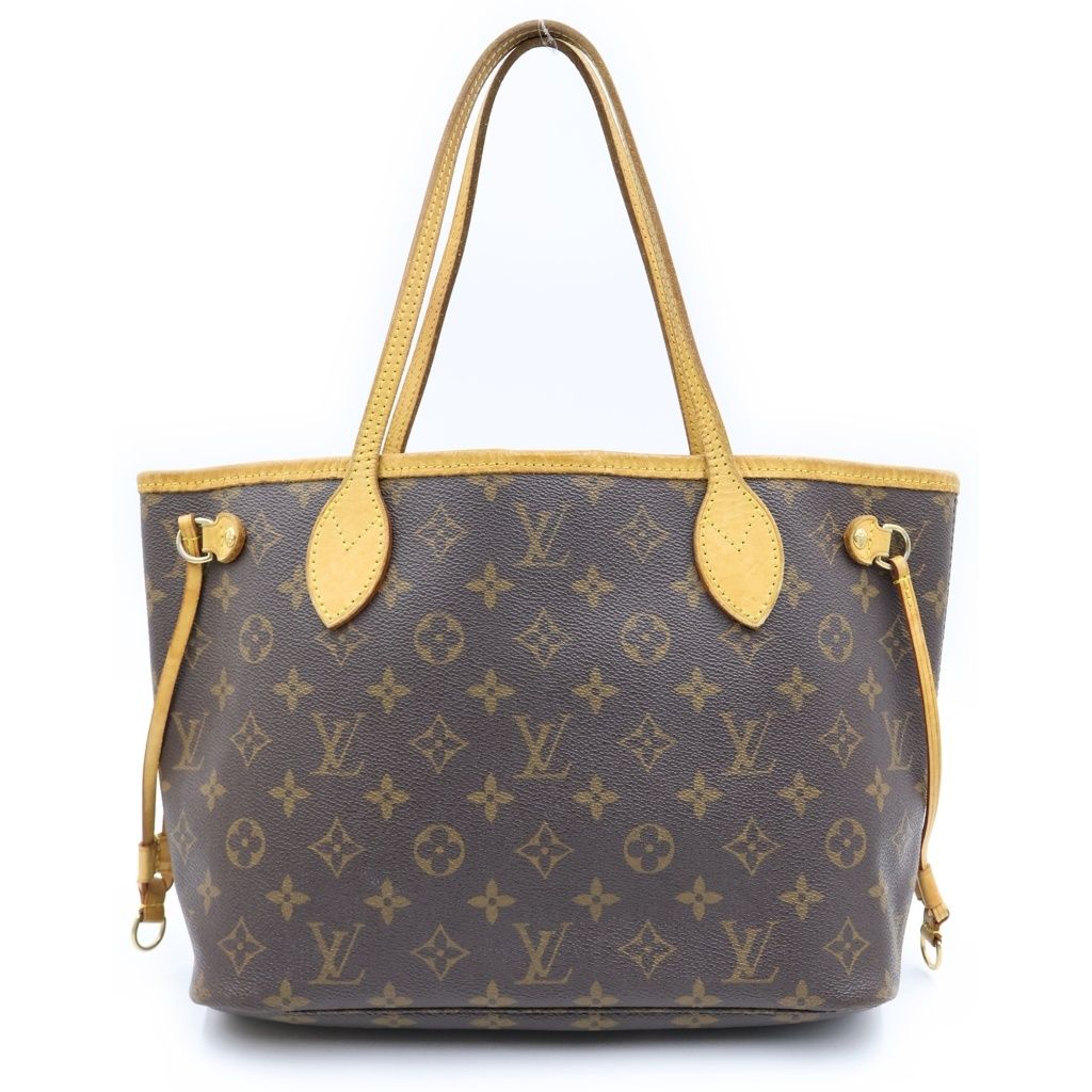 Louis Vuitton Neverfull PM Monogram Tote Bag Brown