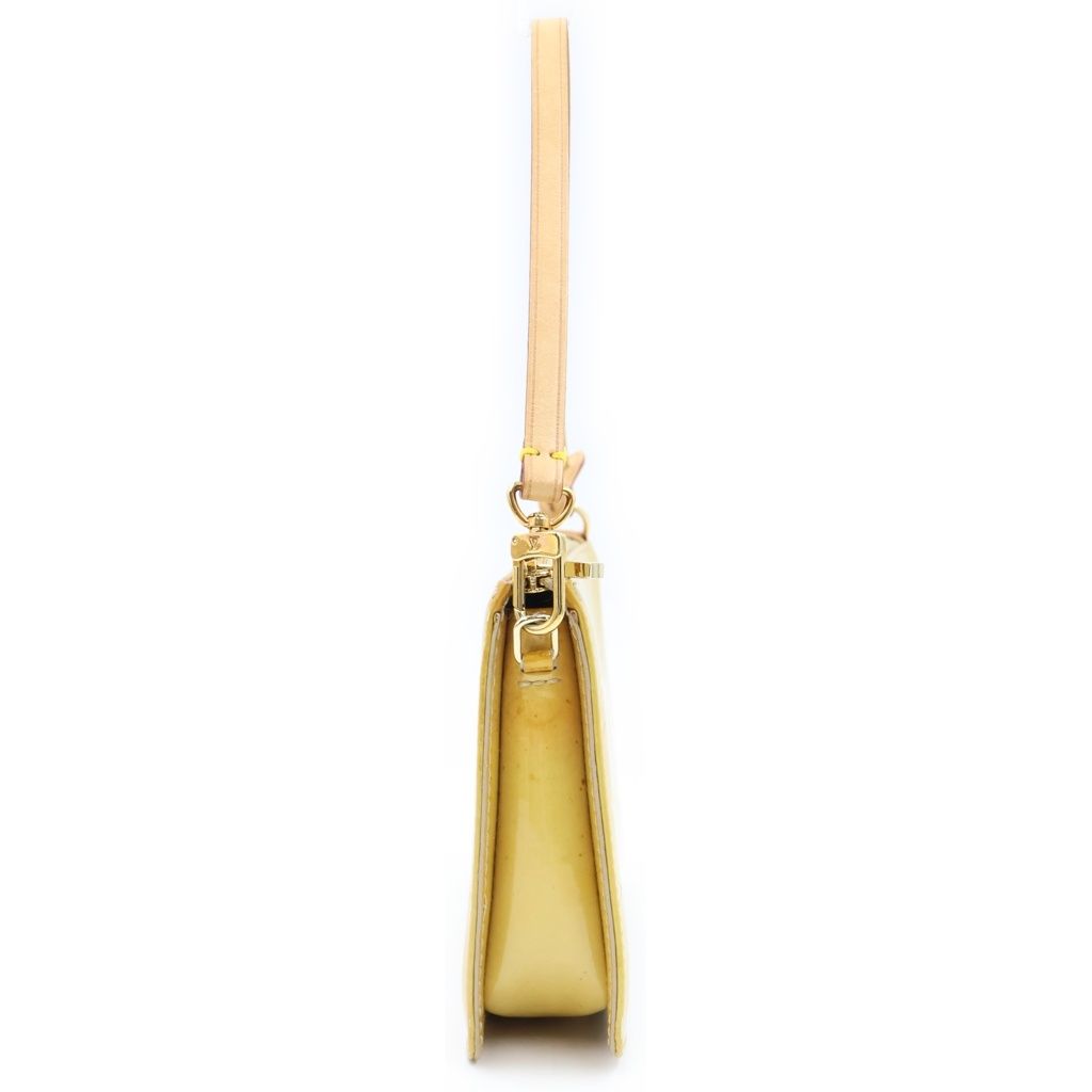 Louis Vuitton Monogram Vernis Lexington Pouch Handbag Yellow Patent — view 3