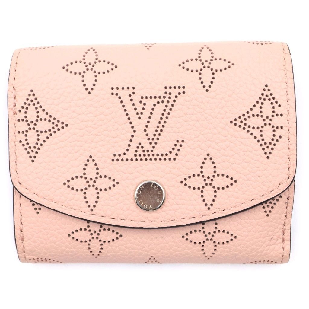 Louis Vuitton Monogram Mahina Portefeuille Iris XS Compact Wallet Magnolia