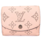 Louis Vuitton Monogram Mahina Portefeuille Iris XS Compact Wallet Magnolia