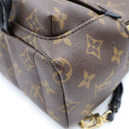 Louis Vuitton Monogram Palm Springs Mini Backpack Mini Bag Brown Black Leather — view 5