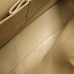 Chanel Quilted 25 Double Flap Chain Shoulder Bag Beige Lambskin Gold — view 7