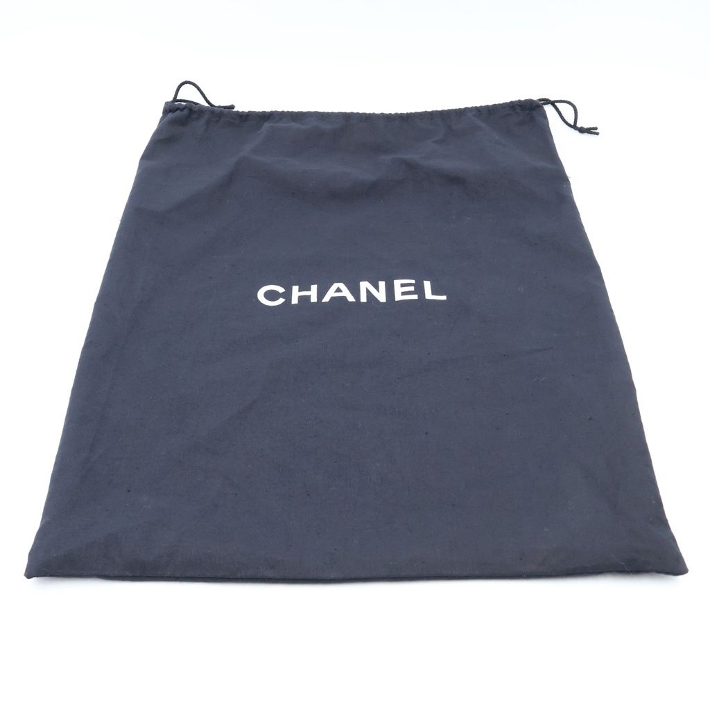 Chanel Quilted 25 Double Flap Chain Shoulder Bag Beige Lambskin Gold — view 8