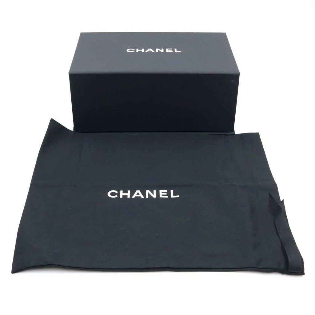 Chanel Mini Quilted 20 Chain Shoulder Bag Single Flap Black Lambskin Gold Plate — view 8