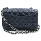 Chanel Mini Quilted 20 Chain Shoulder Bag Black Lambskin Gold Plate — view 2