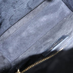 Dior Lady Dior Small 2-Way Shoulder Bag Black Leather Gold — view 7