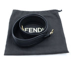 Fendi Peekaboo Iconic 2-Way Shoulder Bag Black Leather Gold — view 8