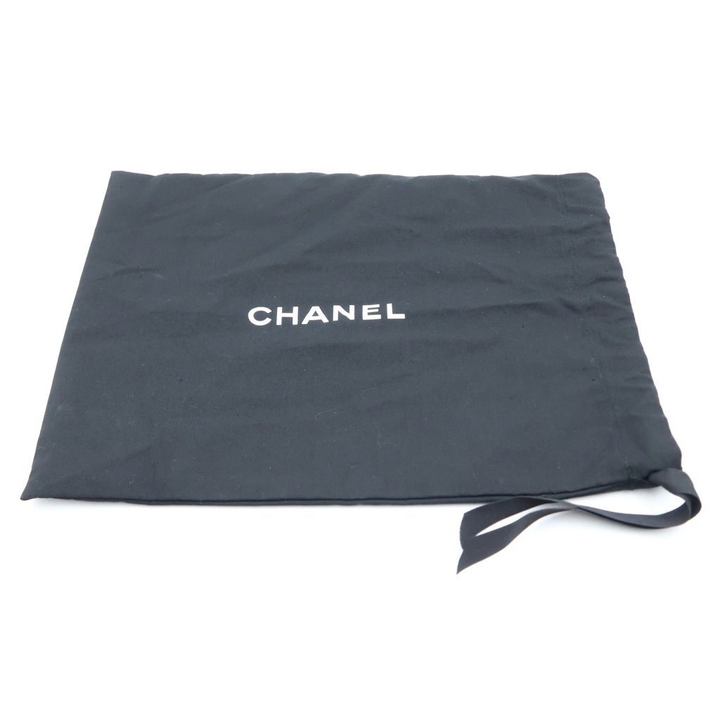 Chanel Mini Backpack Black Caviar Leather Gold — view 8