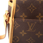 Louis Vuitton Monogram Solonge Shoulder Bag Brown Leather Gold — view 6