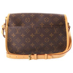 Louis Vuitton Monogram Solonge Shoulder Bag Brown Leather Gold — view 2