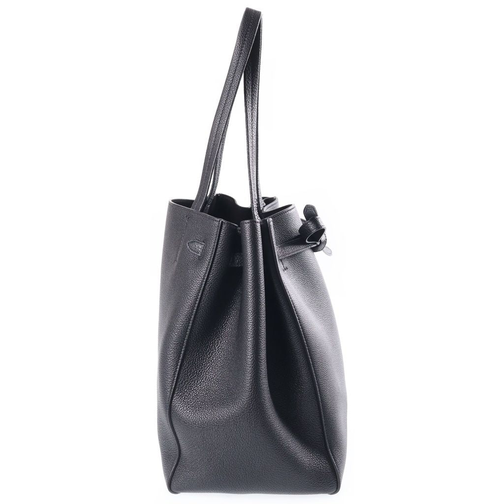 Celine Cabas Phantom Small Tote Bag Black Leather — view 3