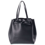Celine Cabas Phantom Small Tote Bag Black Leather